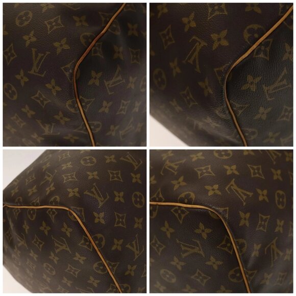 LOUIS VUITTON Monogram Keepall 55 Boston Bag M41424 LV Auth 142205 - Picture 14 of 16